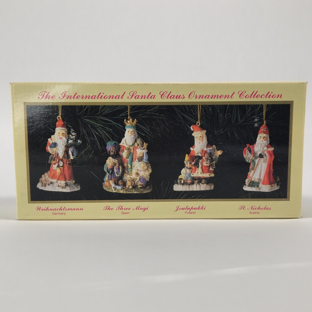 International Santa Claus Collection Figurines Finland Germany Spain Austria